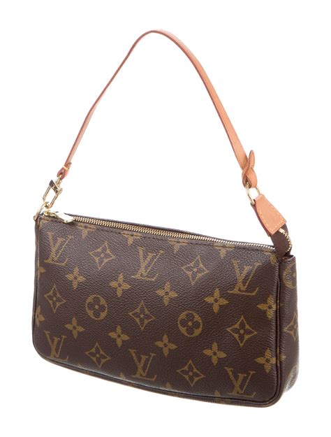 louis vuitton pochette 26 price|Louis Vuitton monogram pochette bag.